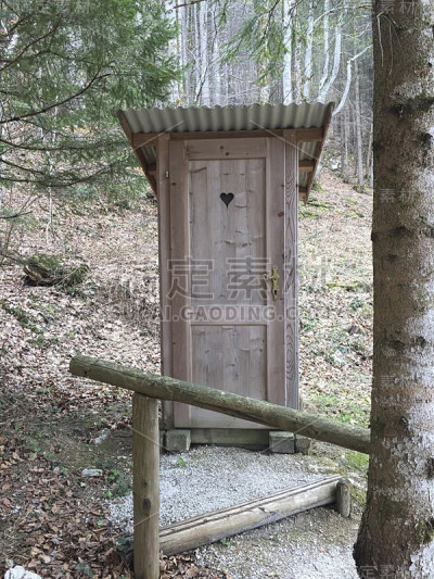 树林里的厕所