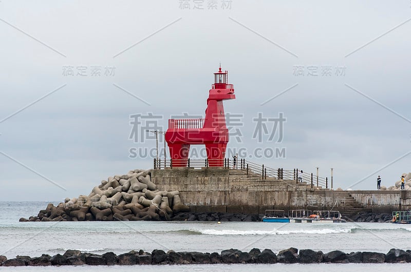 观济州岛-灯塔像一匹马