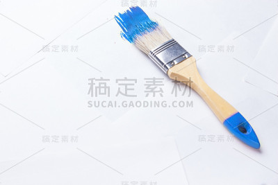 建筑用红漆刷