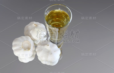 大蒜和酒精。