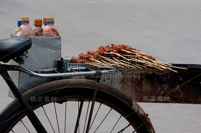 自行车的食物