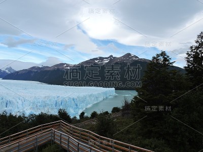 阿根廷巴塔哥尼亚的佩里托莫雷诺冰川