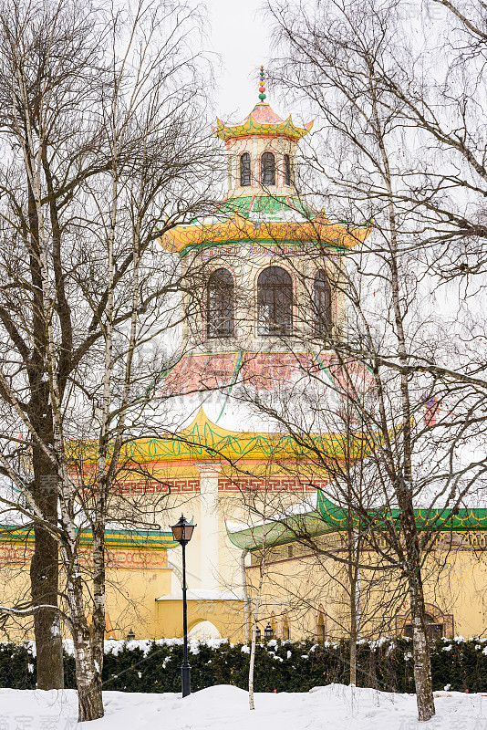 Tsarskoye Selo(普希金)建筑，圣彼得堡东南25公里，俄罗斯。