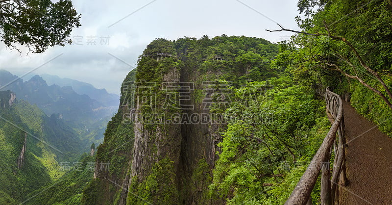 天门山自然公园全景-中国