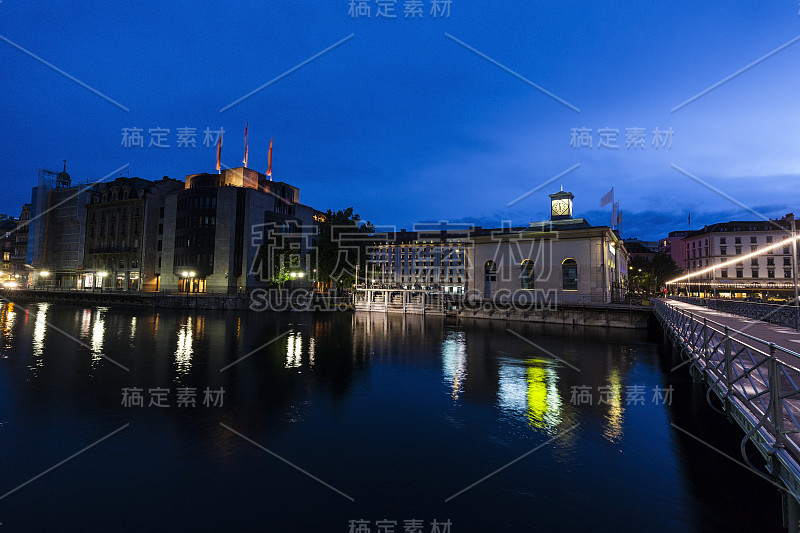 日内瓦夜景