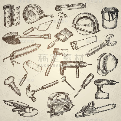 一大堆建筑图标。