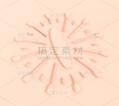 立桨登机标志。三维演示