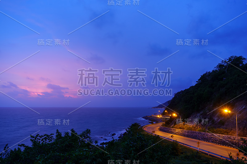 从泰国东部的Chanthaburi Noen Nangphaya View Point出发的Chal