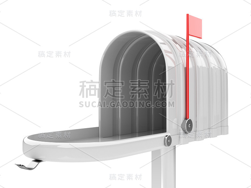 打开空白色邮箱隔离