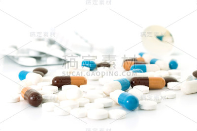药片和药片，隔离