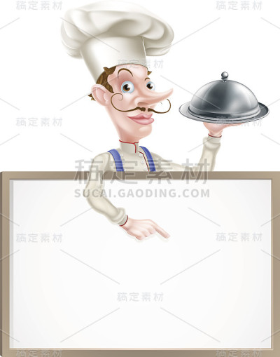盘厨师标志