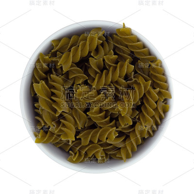 白碗里的绿豌豆粉条