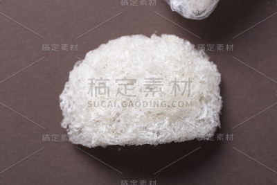 可食用燕窝的特写