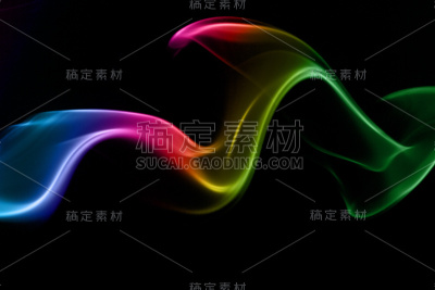抽象的烟