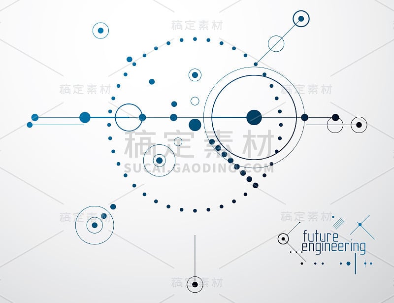机械工程技术向量抽象背景，控制论抽象与创新工业方案。