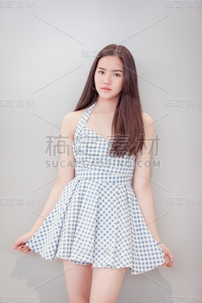亚洲模特的女孩