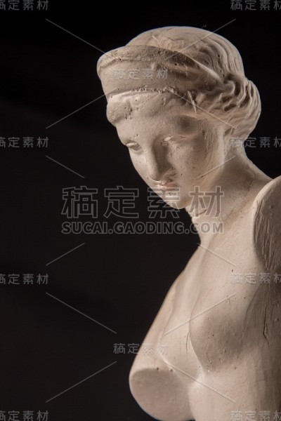 石膏维纳斯的石膏雕塑