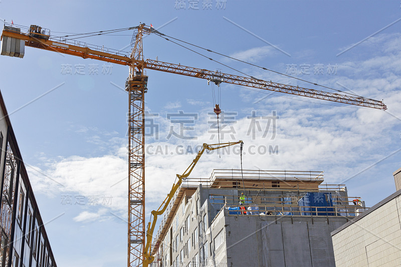 施工起重机，新建筑施工