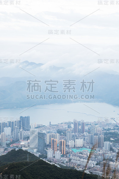中国深圳的顶层景观