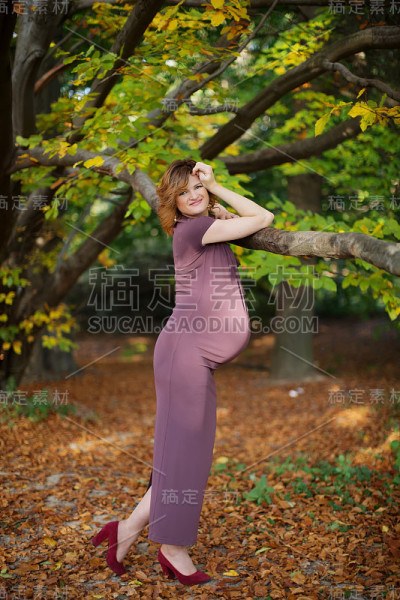 怀孕的女性