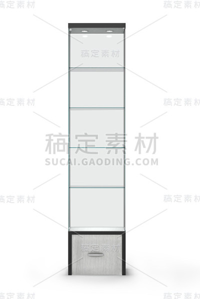 商店玻璃橱窗与灯光隔离