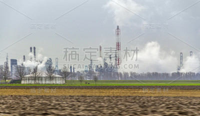 工业路边风景