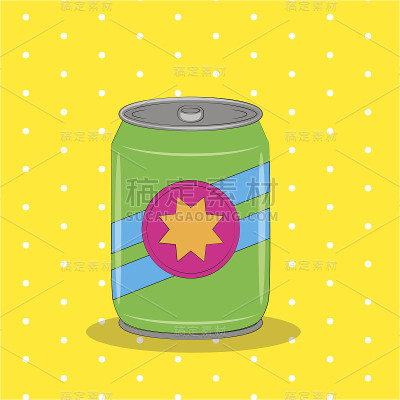 汽水或啤酒罐