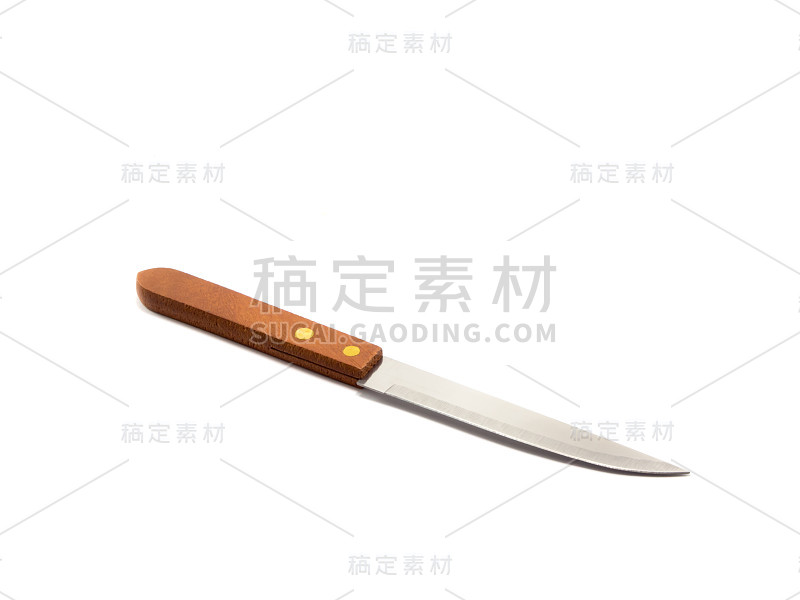 一把木柄的刀