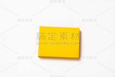 黄色贴纸便条纸