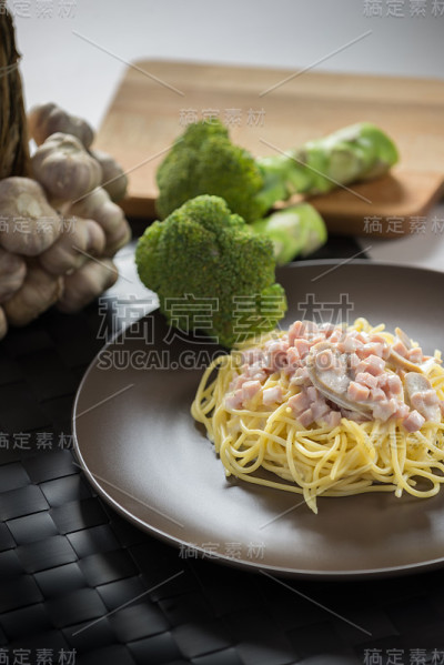 意大利火腿奶油酱