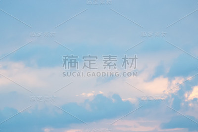 美丽的光从自然日落每天。