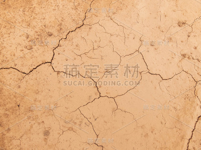 地面上的裂缝。纹理或抽象的背景概念