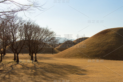韩国历史名城庆州全景