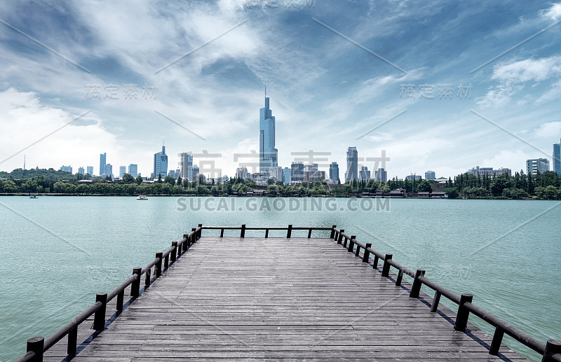 南京玄武湖城景