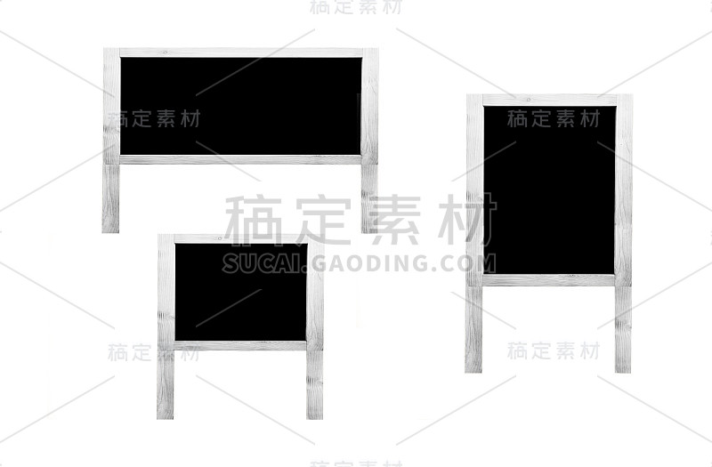 组白木框空白孤立。