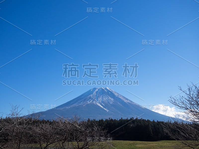 从Asagiri Kogen看到的富士山