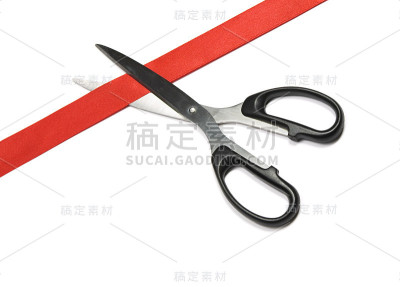 红丝带切割