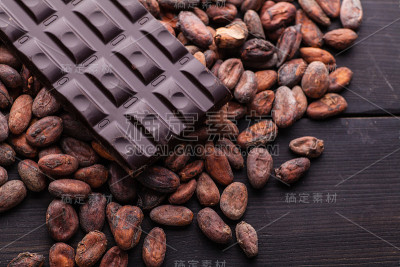 生可可豆和巧克力