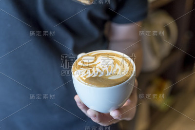 拿铁咖啡艺术