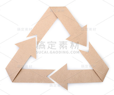 旧纸上的箭头