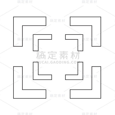 焦点图标标志