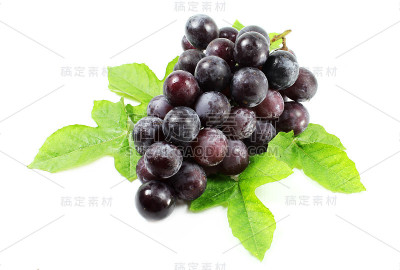 新鲜成熟的葡萄