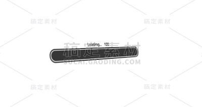 现代加载条上的白色背景