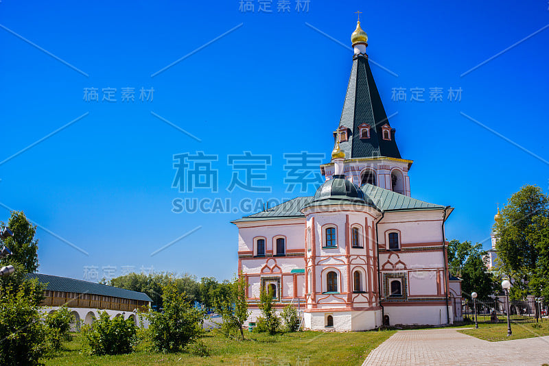 Valday Iversky修道院的领地，这是由尼康大牧首于1653年建立的俄罗斯东正教修道院。俄罗