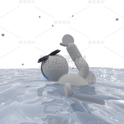 游泳运动员仰泳风格