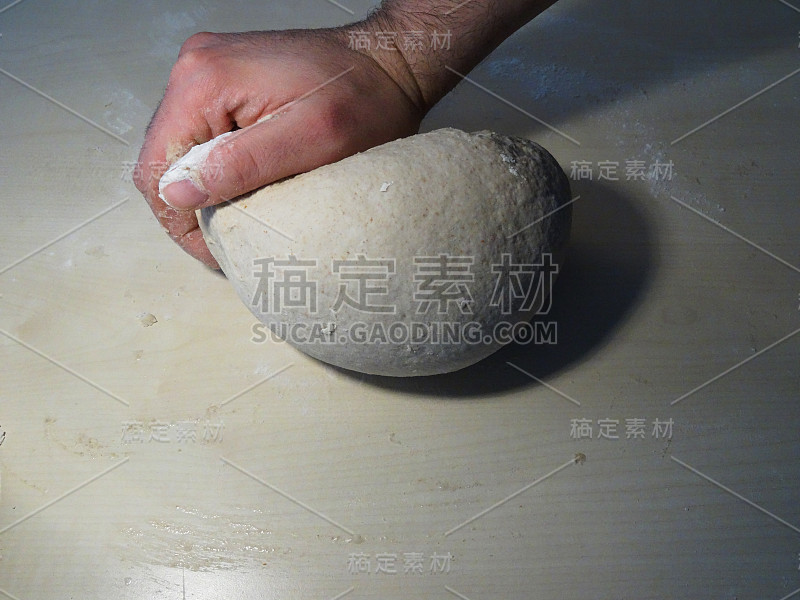 做面包