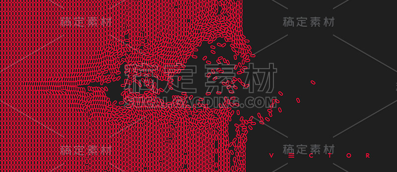 随机椭圆的不规则数组或矩阵。背景分解成小片段。设计为卡片，邀请或海报。