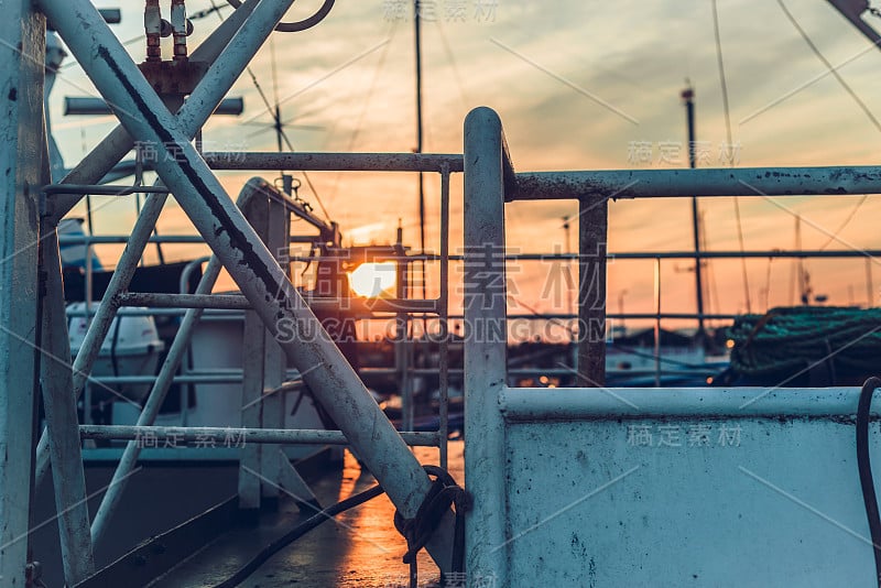 Ship in the harbor