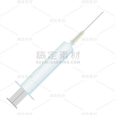 3 d注射器图标。