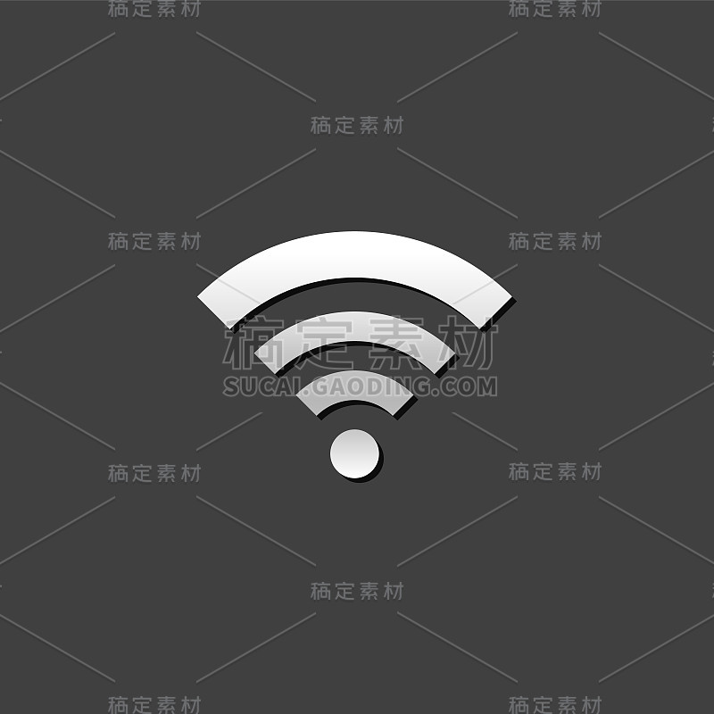 金属图标- Wifi符号